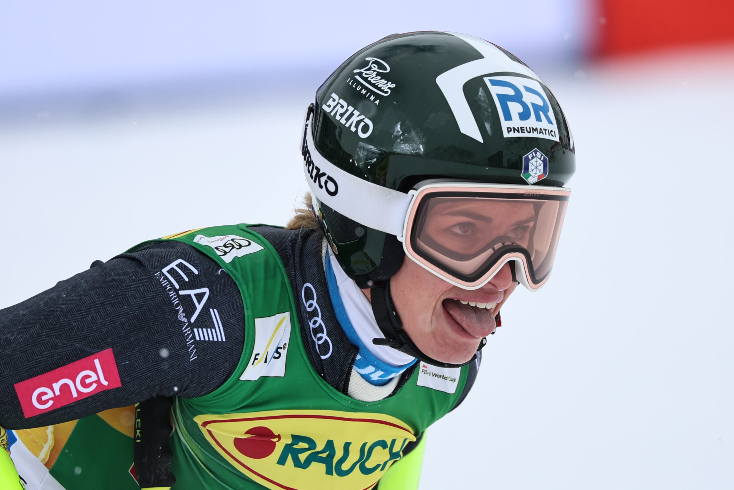 Asja Zenere, vicentina, classe 1996, 30 anni a dicembre, 5ª sul Rettenbach: miglior risultato della carriera in slalom gigante ©Pentaphoto