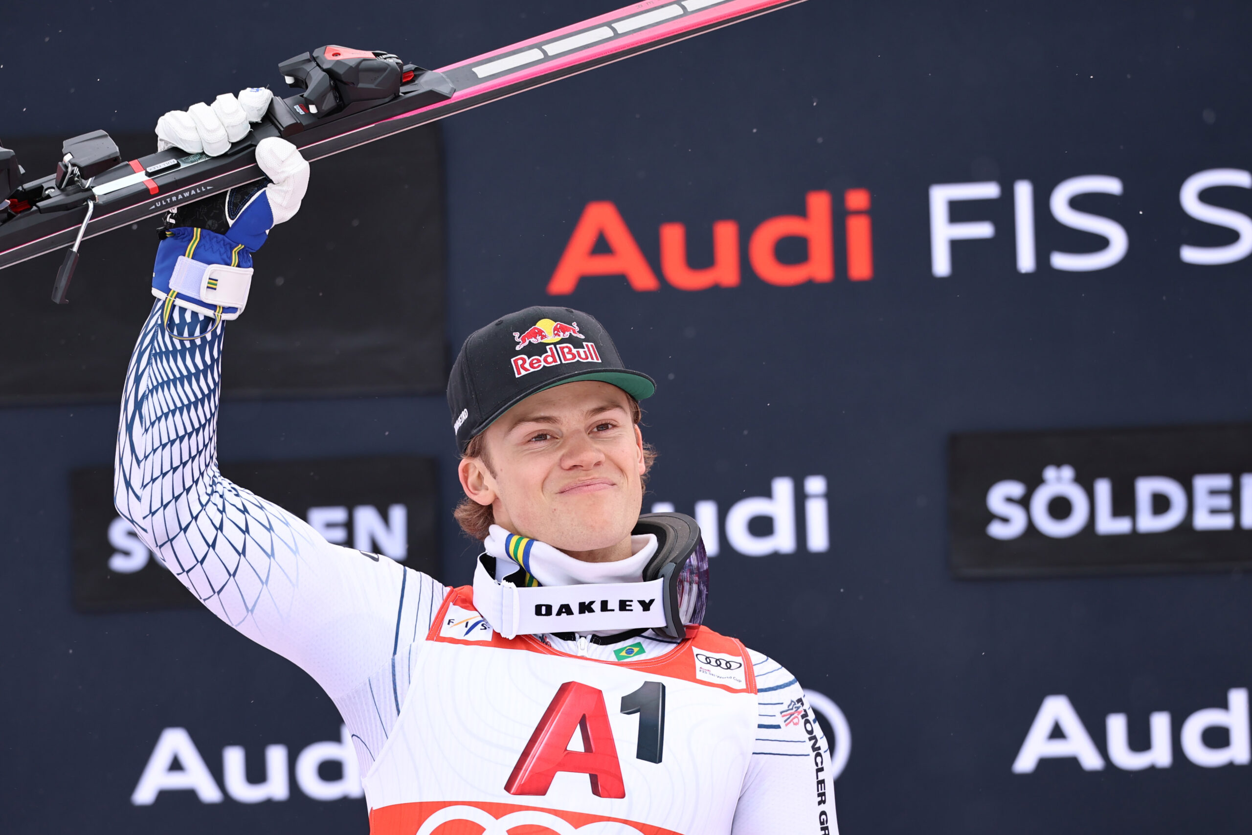 Lucas Pinheiro Braathen, 26 anni, nato a Oslo. Gareggia per il Brasile. Nove vittorie e 26 podi in Coppa del Mondo ©Pentaphoto