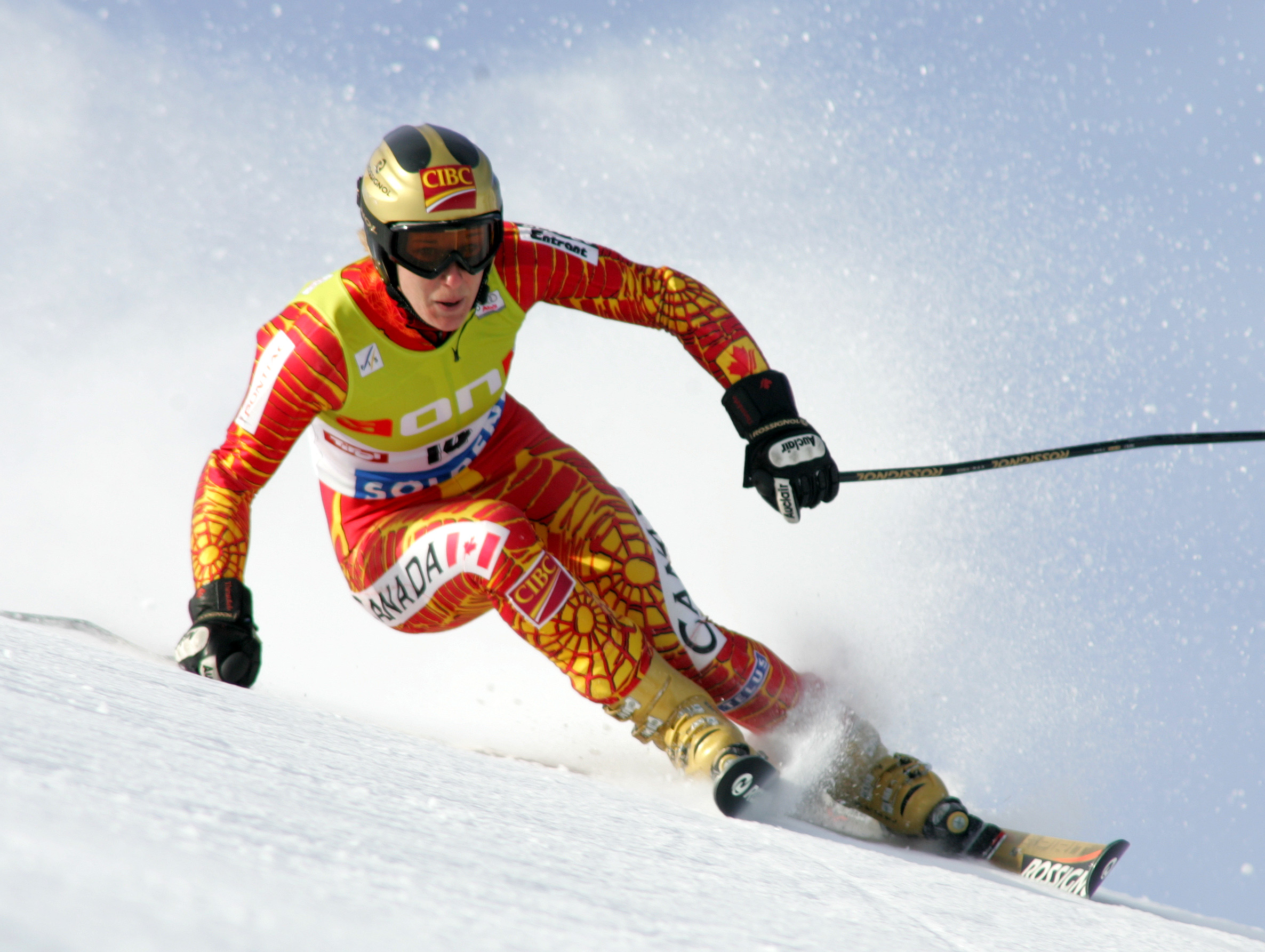 Allison Forsyth, oggi ritirata, canadese, classe '78, 5 podi in Coppa del Mondo, bronzo iridato 2003 ©Pentaphoto