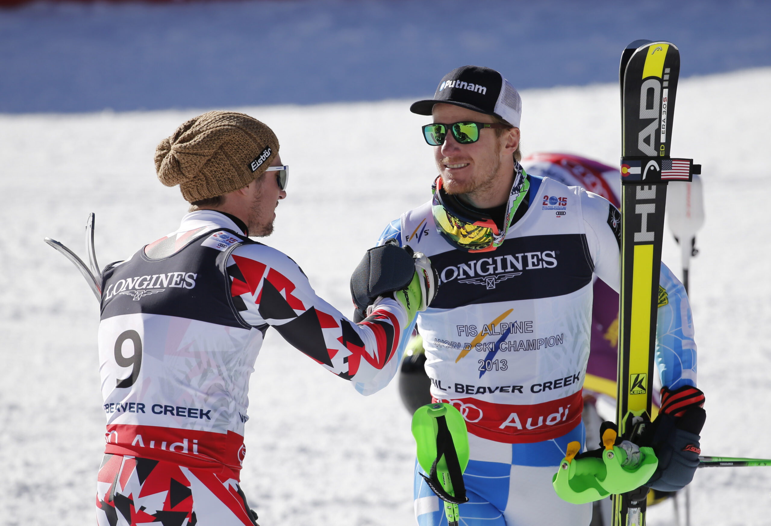 Marcel Hirscher e Ted Ligety in pista: assieme sommano 92 vittorie in Coppa del Mondo! ©Pentaphoto